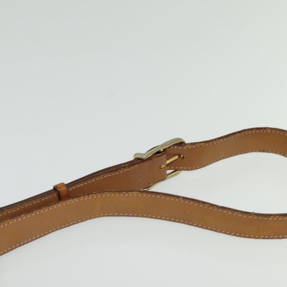 CELINE Macadam Canvas Shoulder Bag Pvc Leather Brown Gold - Picture 8 of 12